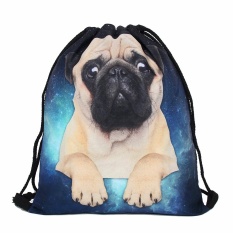Hot Fashion Baju Wanita Wanita Bahu Folding Drawstring String Bag Backpack School Rucksack Gym Sport Handbag 15