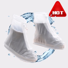 Jual Panas Tahan Lama Ramah Lingkungan PVC Hujan Bot Sarung Luar Ruangan Anti-Air Anti-Selop Hujan Sarung untuk Sepatu XL-Internasional