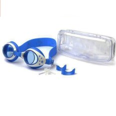 Icantiq Kacamata Renang Anak Anti Fog UV Shield Safety Swimming Goggles With Star Waterproof Adjustable Swim Glasses For Girls Boys Baby / Kaca Mata Renang Anak-Anak - Biru