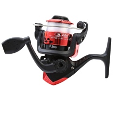 JL200 Elektroplating Alat Pemintal Pancingan Folding Lengan 3-Ball Bearing 5.2/1 dengan Transparan Memancing Kawat-Internasional