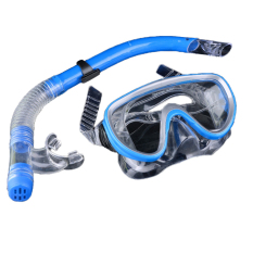 Jo. Di Kolam Renang Peralatan Selam Anti Kabut Kaca Mata Selam Scuba Menggunakan Snorkel Masker Kacamata (Biru)