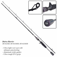 Joran Pancing Bait Casting Daiwa Harrier 602 MHB panjang 180cm