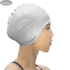 JvGood Topi Renang Swimming Cap Silicone Rambut Panjang Renang Topi Tahan Air Silikon Hat Untuk Wanita Dewasa Dan Pria