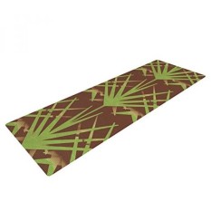 Kess Inhouse Alison Coxon Latihan Yoga Mat, Mint CHOC, 72x24-Inch-Intl