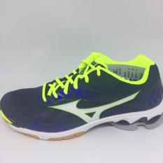 Kicosport Sepatu Voli Mizuno Wave Bolt 7 Dress Blue White Yellow Original New 2018