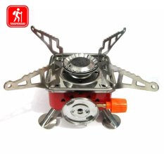 Kompor Camping Portable Nyala Api Biru Dengan Bahan Bakar Gas Butane Aman
