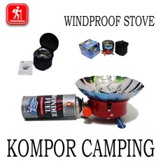 Kompor Windproof Camping Kovar ZT 203 Model Bunga Alat Masak Camping