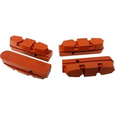 KOOLSTOP SHIMANO AX600 ADAMAS INSERT SALMON 4 Pieces-Intl