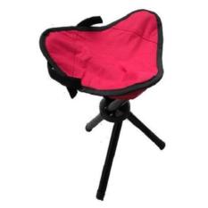 Kursi Lipat Untuk Memancing / Berkemah Dll - Red