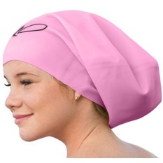 Lahtak Extra Large Swimming Cap-Stylish, Waterproof Silicone Swim Hat untuk Rambut Panjang Wanita & Pria Yang Dirancang untuk Tebal, Curly atau Gimbal Rambut Setelan Rekreasi Perenang (Rose Q Dirampingkan)-Intl