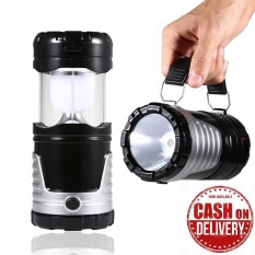 Lampu Sorot Kemah Senter Camping Lamp Torch Light LED Solar Power Petromak