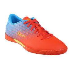 League Legas Series Attacanti LA Sepatu Futsal Pria-Cherry Tomato/Dresdent Blue/Lime puch