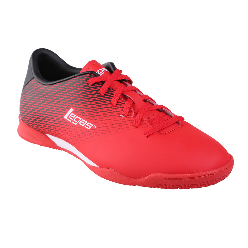 League Legas Series Attacanti LA Sepatu Futsal Pria - Fiery Red/Black/White