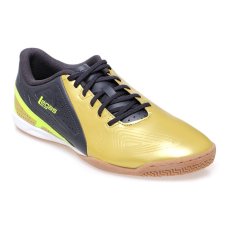 League Legas Series Defcon IC LA Sepatu Futsal - Rich Gold/Nine Iron/Volt