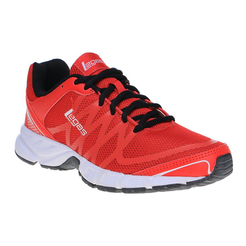 League Legas Series Evo LA Sepatu Lari Pria - Flame Scarlet-Hitam
