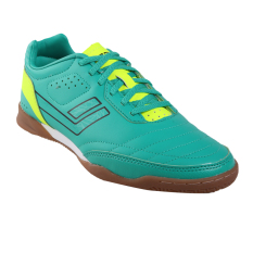 League Legas Series Meister LA Sepatu Futsal Pria - Peacock Green/ Volt/ Black