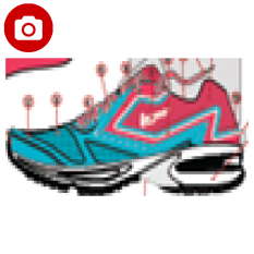 League Legas Series Nova LA W Sepatu Lari Wanita - Scuba Blue/Paradise Pink/Whi