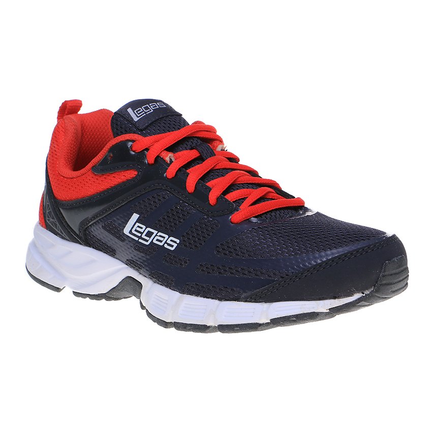 League Legas Series Rapier LA M Sepatu Lari Pria - Nine Iron-Flame Scarlet-White
