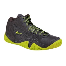 League Levitate Sepatu Basket Pria - Dark Gull Grey/ Volt