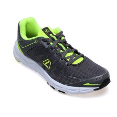 League New Volkov Sepatu Lari Pria Dark Gull - Abu-abu-Volt-Putih