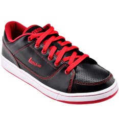 League Sepatu Casual Geof S/L LO - Hitam/Merah