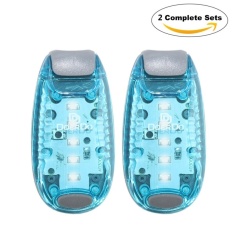 LED Safety Light (2 Pack) + Bonus GRATIS | Klip On Strobe/RunningLights untuk Pelari. Anjing. Bike. Jalan | Tinggi Terbaik VisibilityAccessories untuk Reflektif Anda Gear. Sepeda Dll-Intl
