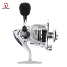 LIEYUWANG 13 + 1BB (Benar 5 + 1BB) Full Metal Alat Pemintal Pancingan dengan Pegangan Yang Dapat Ditukar (Pearl White)-Intl