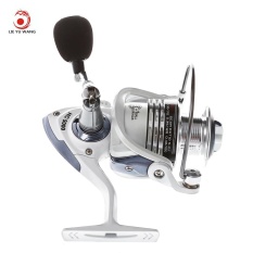 LIEYUWANG 13 + 1BB (Benar 5 + 1BB) Full Metal Alat Pemintal Pancingan dengan Pegangan Yang Dapat Ditukar (HC5000)-Intl