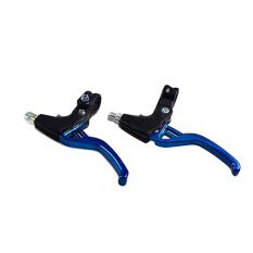 Ringan PADUAN Rem Tuas 2-finger Sepeda BMX Biru