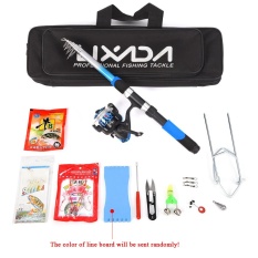 Lixada Fishing Tackle Set dengan 2.1 M Fiberglass Teleskopik Fishing Sea Rod Spinning Fishing Reel Fishing Baits Kait Fishing Bag Kit Air Laut Air Tawar Setelan Profesional Travel Fishing Pole Rod Set-Intl