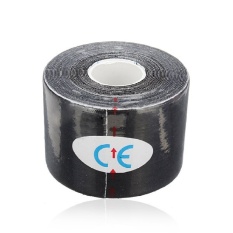 LLS 1 Roll Sports Kinesiology Muscles Care Fitness Athletic Health Tape5m * 5Cm (Black) - intl