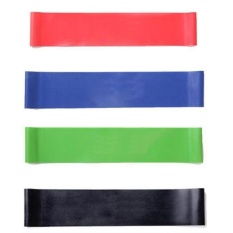 LLS 50 Cm 4 Pcs Resistance Bands Yoga Pusat Pelatihan Lateks Rubberfitness Kekuatan Praktis Pelatihan Elastico Para Exercicios-Intl