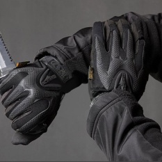 LLS Taktis Operator Pro Sarung Tangan, Sarung Tangan Dampak Kolam, Militaryleather Terselubung untuk Memerangi Memukul Bersepeda Hiking Balap Warna: Blacksize: L-Intl