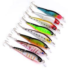 Lumiparty 8 Pcs/lot Pancing Umpan 2 Segmen Hidup Seperti Swimbait 9.2 Cm 7.5G Buatan Ikan Kecil Keras Umpan Spesifikasi: 8 Pcs/set