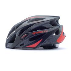 Lumiparty Bulan Adult Sport Ware Highway Helm Sepeda Gunung Jalan Bersepeda Helm L Warna: Hitam dan Merah