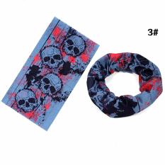 Lumiparty Olahraga Luar Ruangan Multifungsi Sihir Syal Modis Ikat Kepala Kerudung Bandana Elastis untuk Bersepeda Daki Gunung Warna: Abu-abu