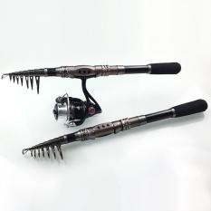 Lumiparty Joran Pancing Rods Tiang Teleskopik Memancing Tiang Batang 1.8 M Ukuran: 2.7 M (8.86Ft)