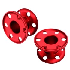 Magideal 2 Pieces Scuba Menyelam Jari Kumparan Dive Kumparan Snorkeling Panduan Tali Kumparan Merah-Internasional