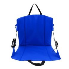 MagiDeal Folding Padded Chair Seat Cushion untuk Stadion Sepak Bola Pemutih Olahraga Biru-Intl