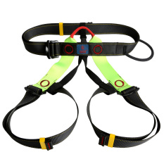 MagiDeal Climbing Batu Luar Ruangan Tempat Duduk Payudara Rappelling Baju Zirah Keselamatan Sabuk Hijau