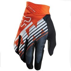 M & C KTM 2015 Baru Udara Line Motor Racing Glove BMX ATV MTBMX Sepeda Bersepeda Motocross Sarung Tangan-ORANGE -Intl