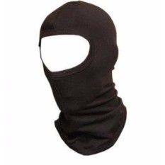 Masker Motor Fuul Face Polos Hitam