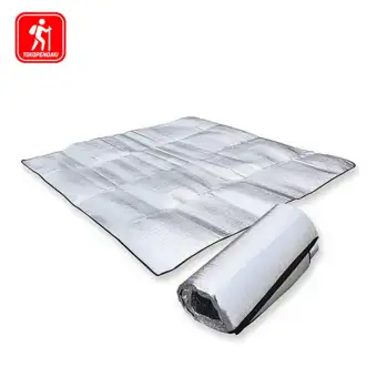 Matras Camping Allumunium Foil Tahan Menjaga Suhu Hangat Tenda