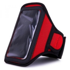 MCC Red Sweat Resistant Armband untuk LG K7/K8/K10/X Kulit/X5/X Mach /X Power/X Style/X Venture Smartphone-Intl