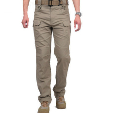 Orang Bersiasat Kargo Memukul Kekuatan Pelatihan Sports Pants Tentara Militer (Dril)