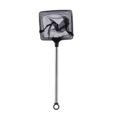 Mini Adjustable Telescopic Ikan Penangkapan Bersih Udang Landing Net (Berbentuk Persegi)-Intl