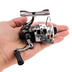 Mini Fishing Reel Palm Ukuran Logam Coil Poket Kecil Spinning Reel For Es Ikan Pen Memancing Rod