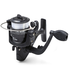 Mobil Kecil JL200 Injection Moulding Alat Pemintal Pancingan Folding Lengan 3-Ball Bearing 5.2/1 dengan Fluoresensi Fishing Wire (warna: Hitam)-Intl