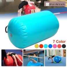 Mint Hijau Inflatable Air Roller Rumah Kecil Senam Silinder Gym Senam Beam 100 Cm Kami-Internasional
