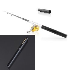 Moreno Mini Portable Extreme Pen Fishing Rod Length 1 meter Pancing Pena - Hitam